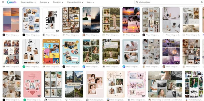 Photo Collage in Canva
